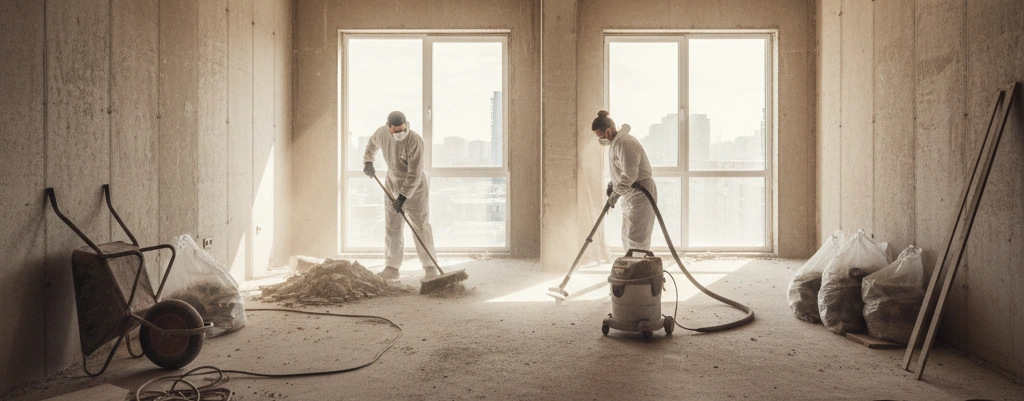 Почистване на апартамент след ремонт