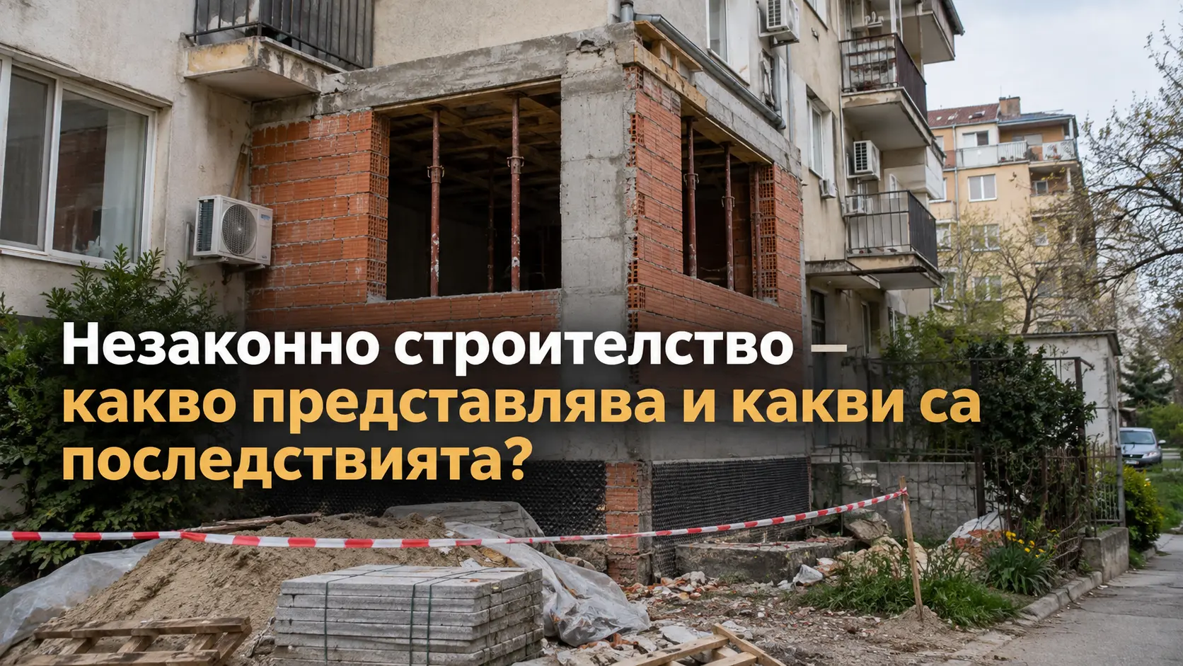 Незаконно строителство – какво представлява и какви са последствията?